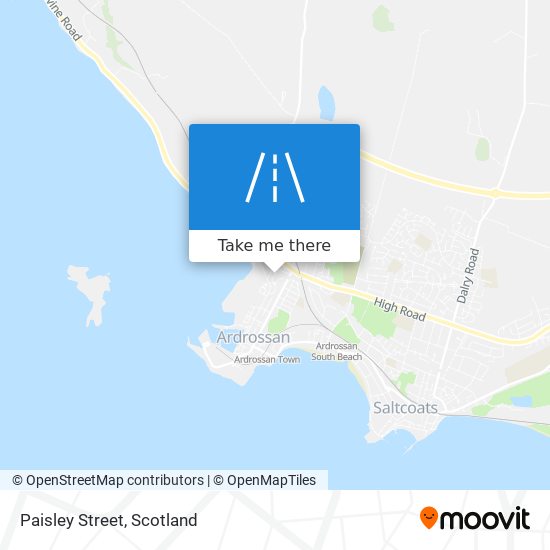 Paisley Street map
