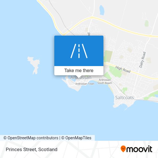 Princes Street map