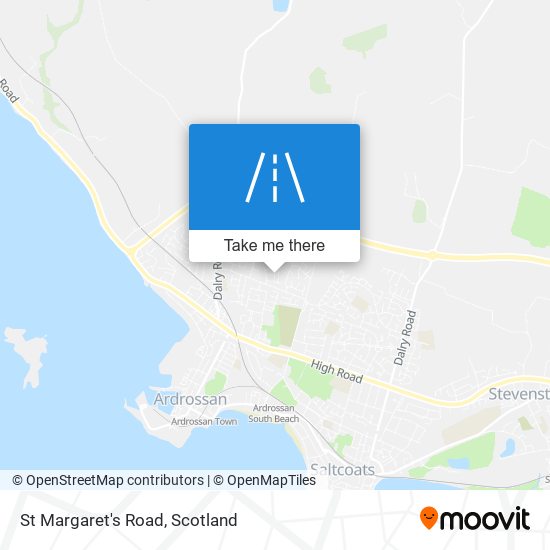 St Margaret's Road map