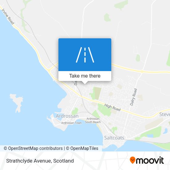 Strathclyde Avenue map