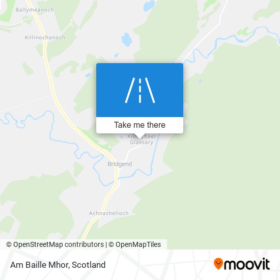 Am Baille Mhor map