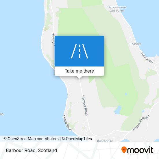 Barbour Road map