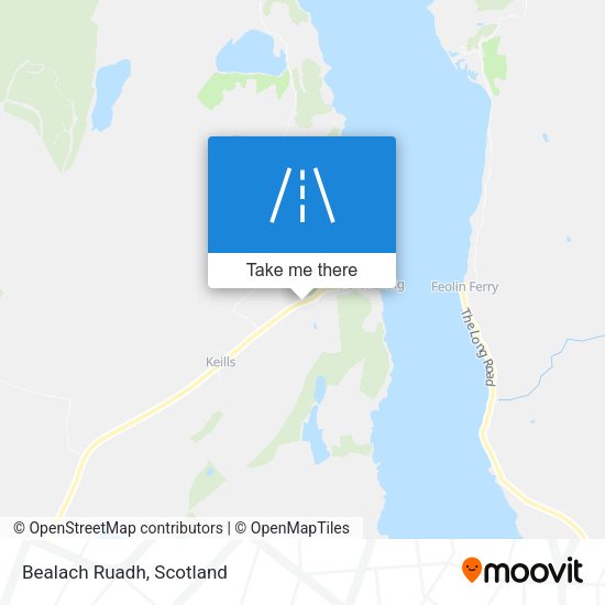Bealach Ruadh map