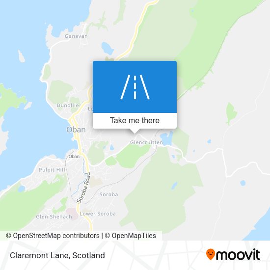 Claremont Lane map