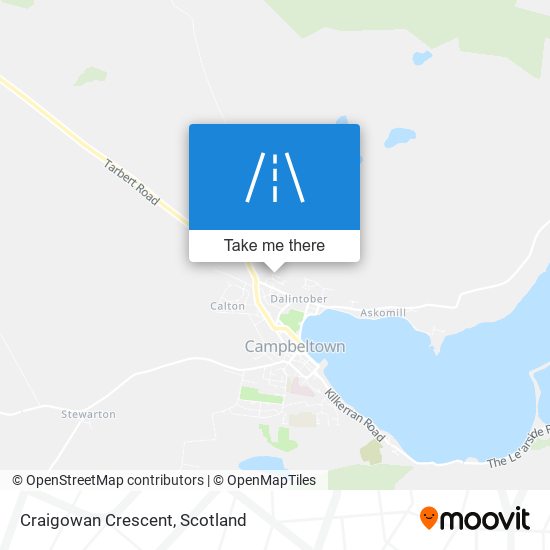 Craigowan Crescent map