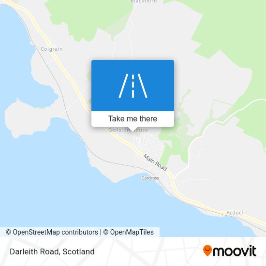 Darleith Road map
