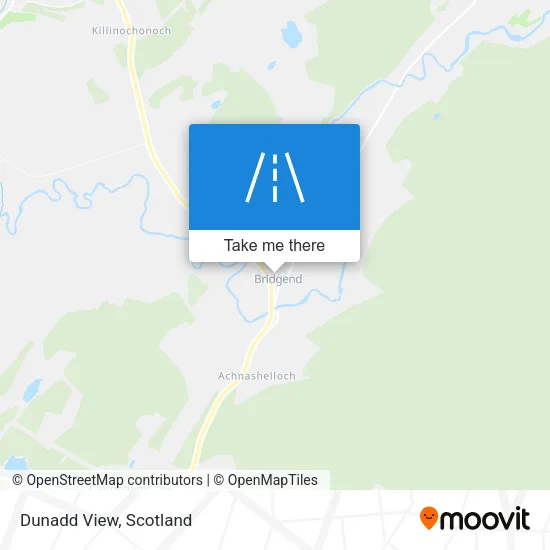 Dunadd View map