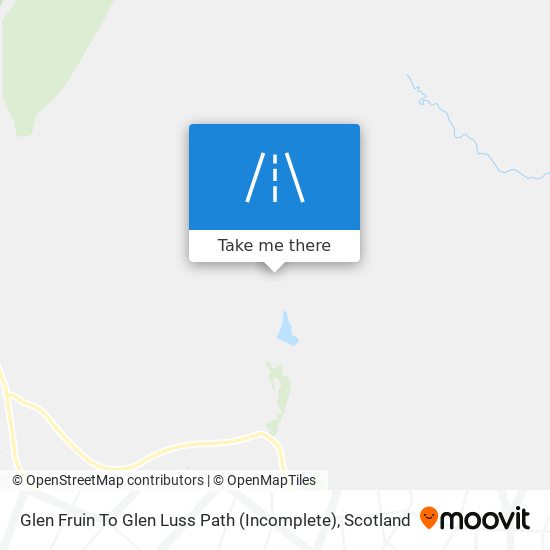 Glen Fruin To Glen Luss Path (Incomplete) map