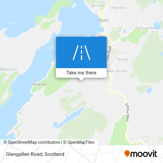 Glengallen Road map