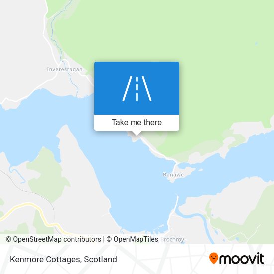 Kenmore Cottages map