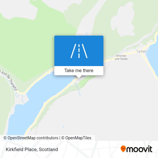 Kirkfield Place map