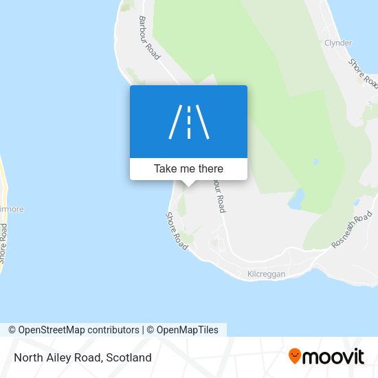 North Ailey Road map