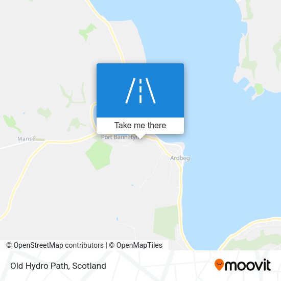 Old Hydro Path map