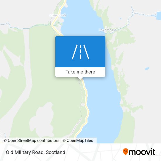 Old Military Road map