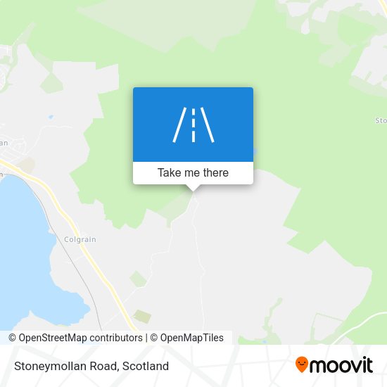 Stoneymollan Road map