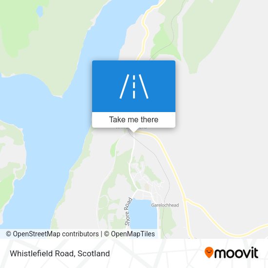Whistlefield Road map