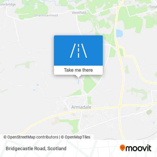 Bridgecastle Road map