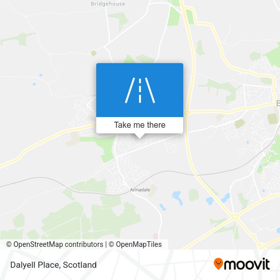 Dalyell Place map
