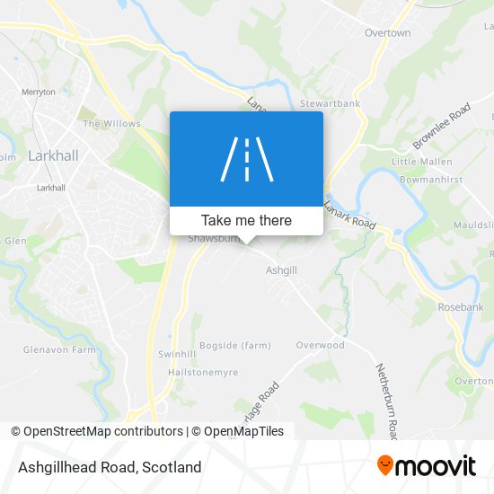 Ashgillhead Road map