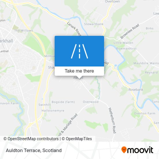Auldton Terrace map