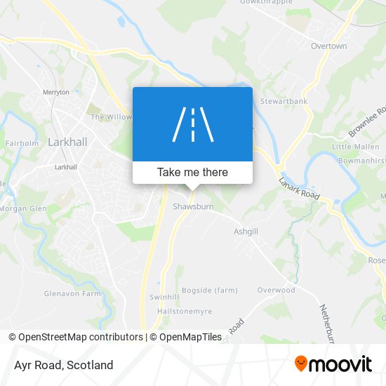 Ayr Road map