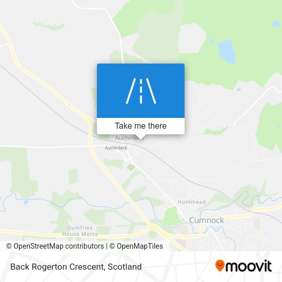 Back Rogerton Crescent map