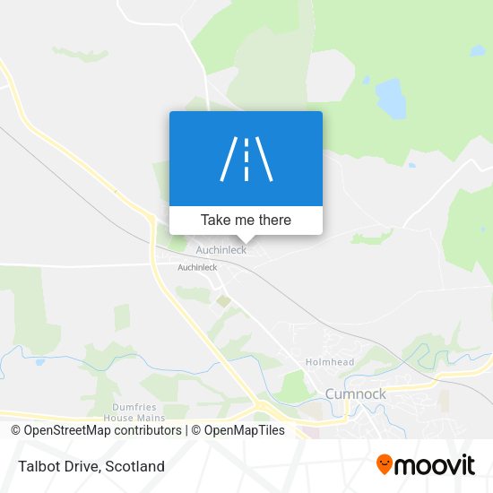 Talbot Drive map
