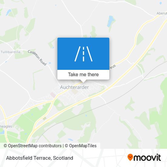 Abbotsfield Terrace map