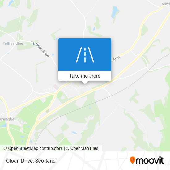 Cloan Drive map