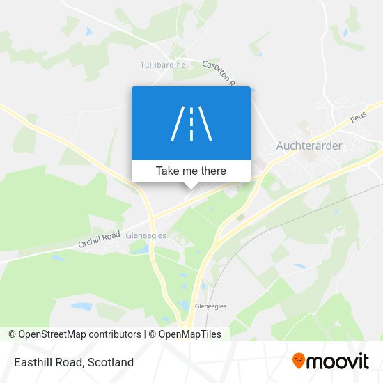 Easthill Road map