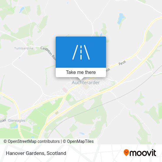 Hanover Gardens map