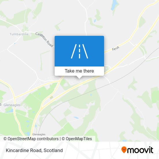 Kincardine Road map