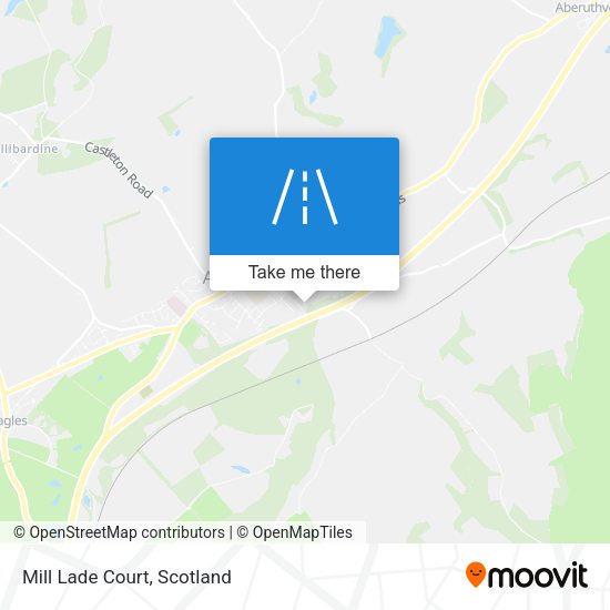 Mill Lade Court map