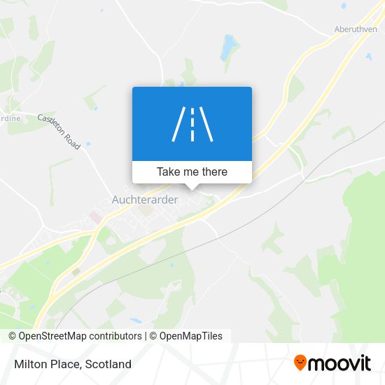 Milton Place map
