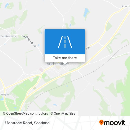 Montrose Road map