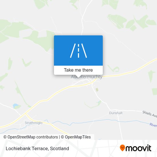 Lochiebank Terrace map