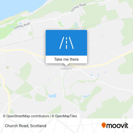 Church Road map