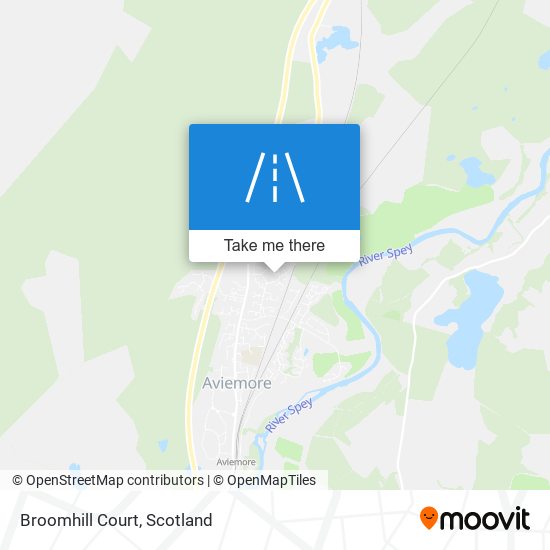 Broomhill Court map