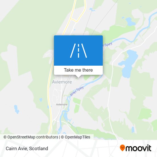 Cairn Avie map