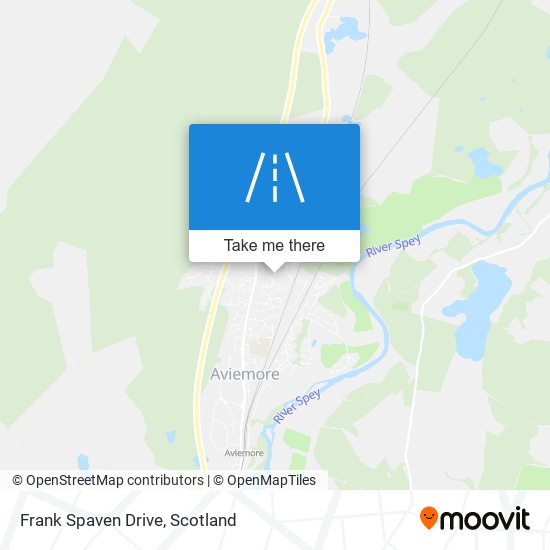 Frank Spaven Drive map