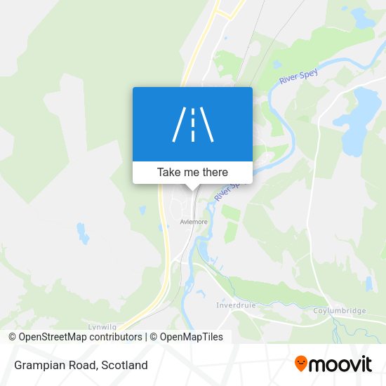 Grampian Road map