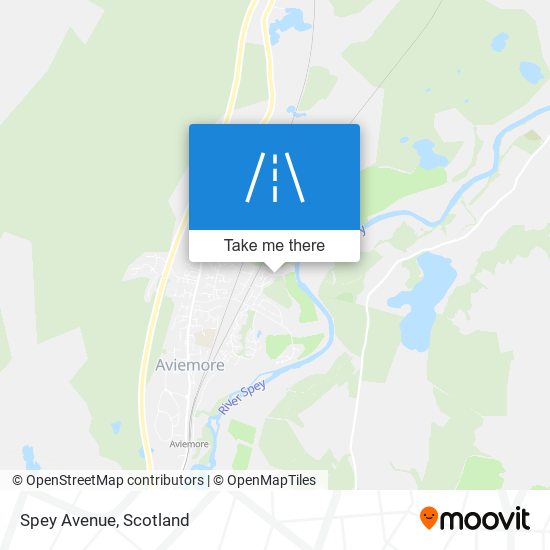 Spey Avenue map