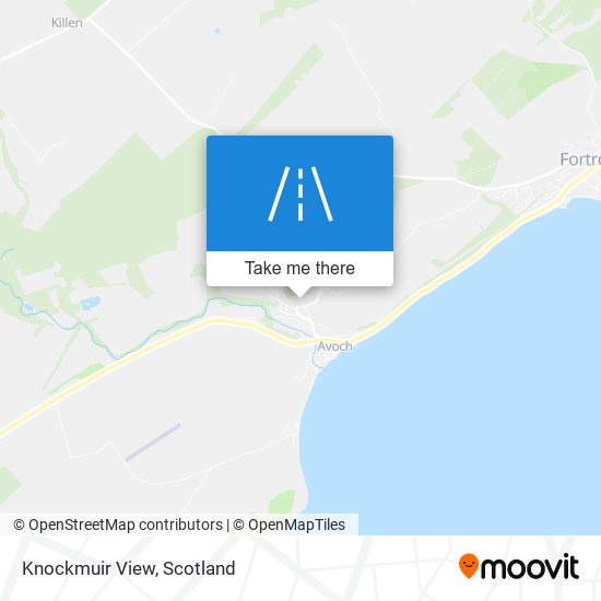 Knockmuir View map