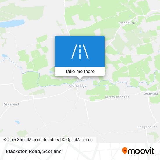 Blackston Road map