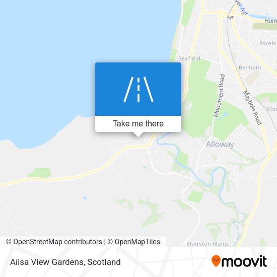 Ailsa View Gardens map