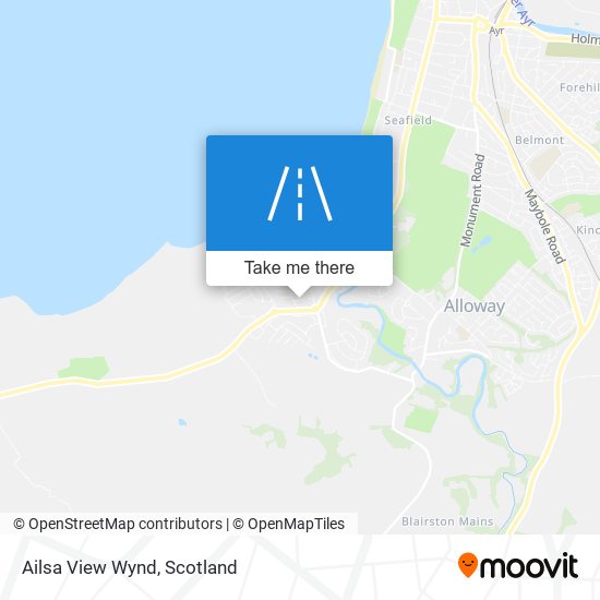 Ailsa View Wynd map