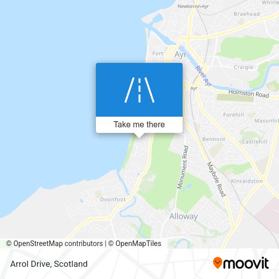 Arrol Drive map