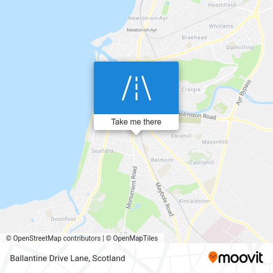 Ballantine Drive Lane map