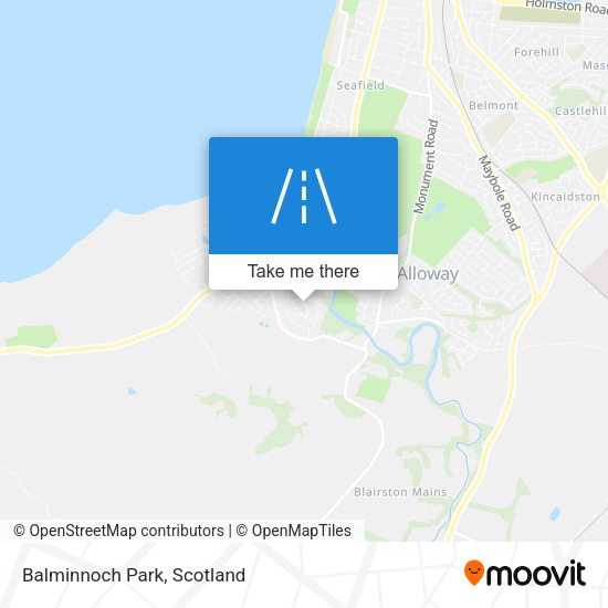 Balminnoch Park map