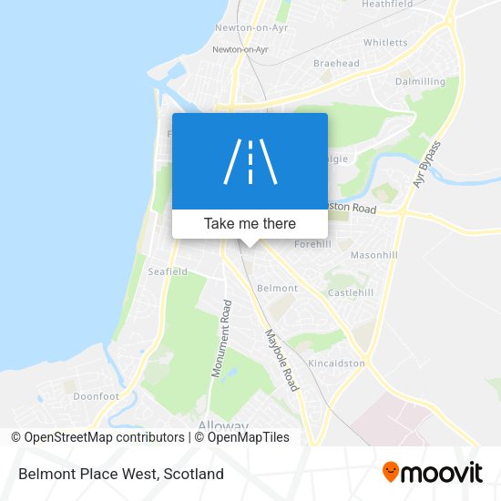 Belmont Place West map